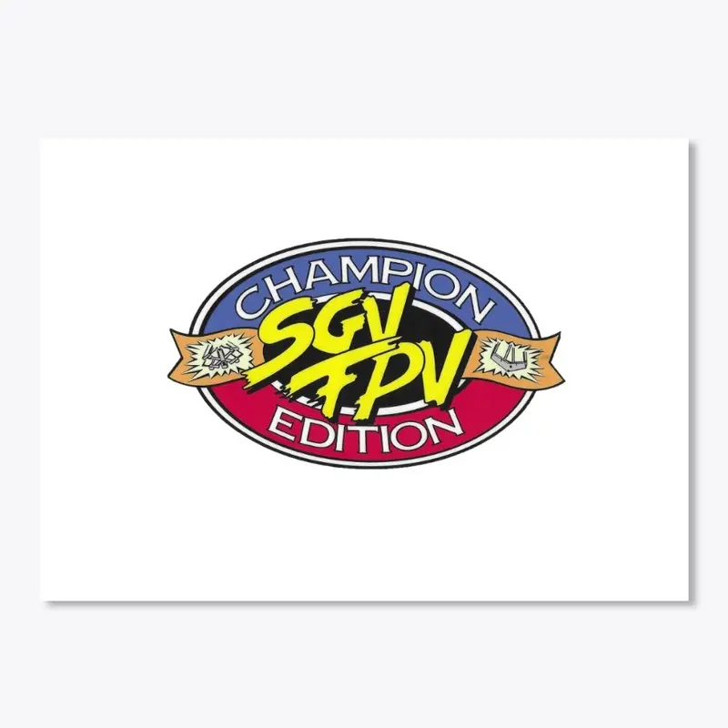 SGVFpv Champion Stickers